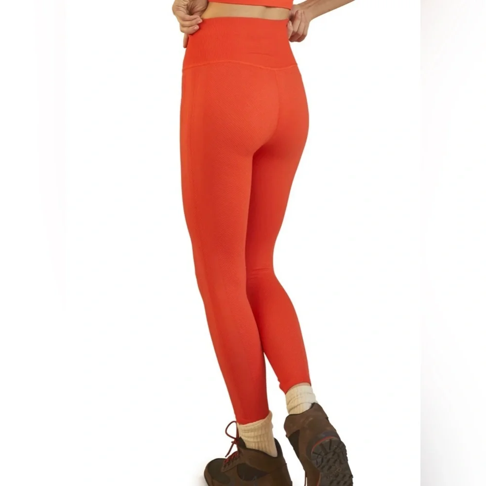 NWT Free People Free Throw Leggings in Ripe Persimmon size XS